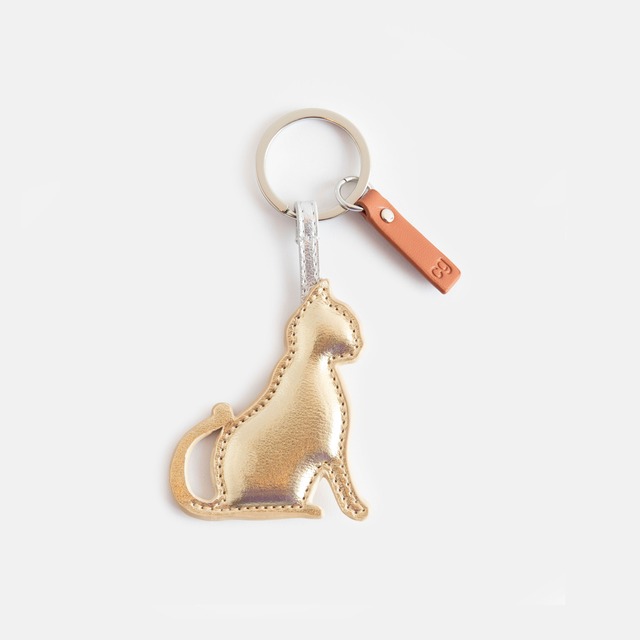GOLD CAT NOVELTY KEYRING 42023210_NOV167