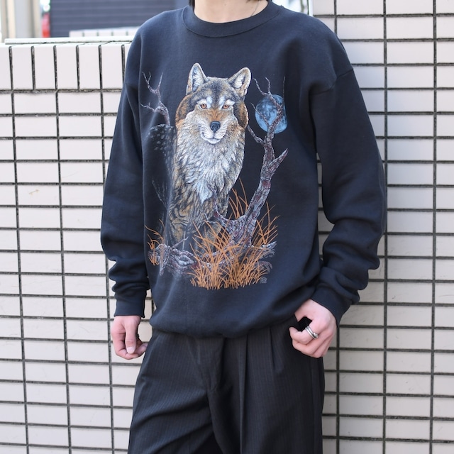 wolf print sweat wolf print sweat