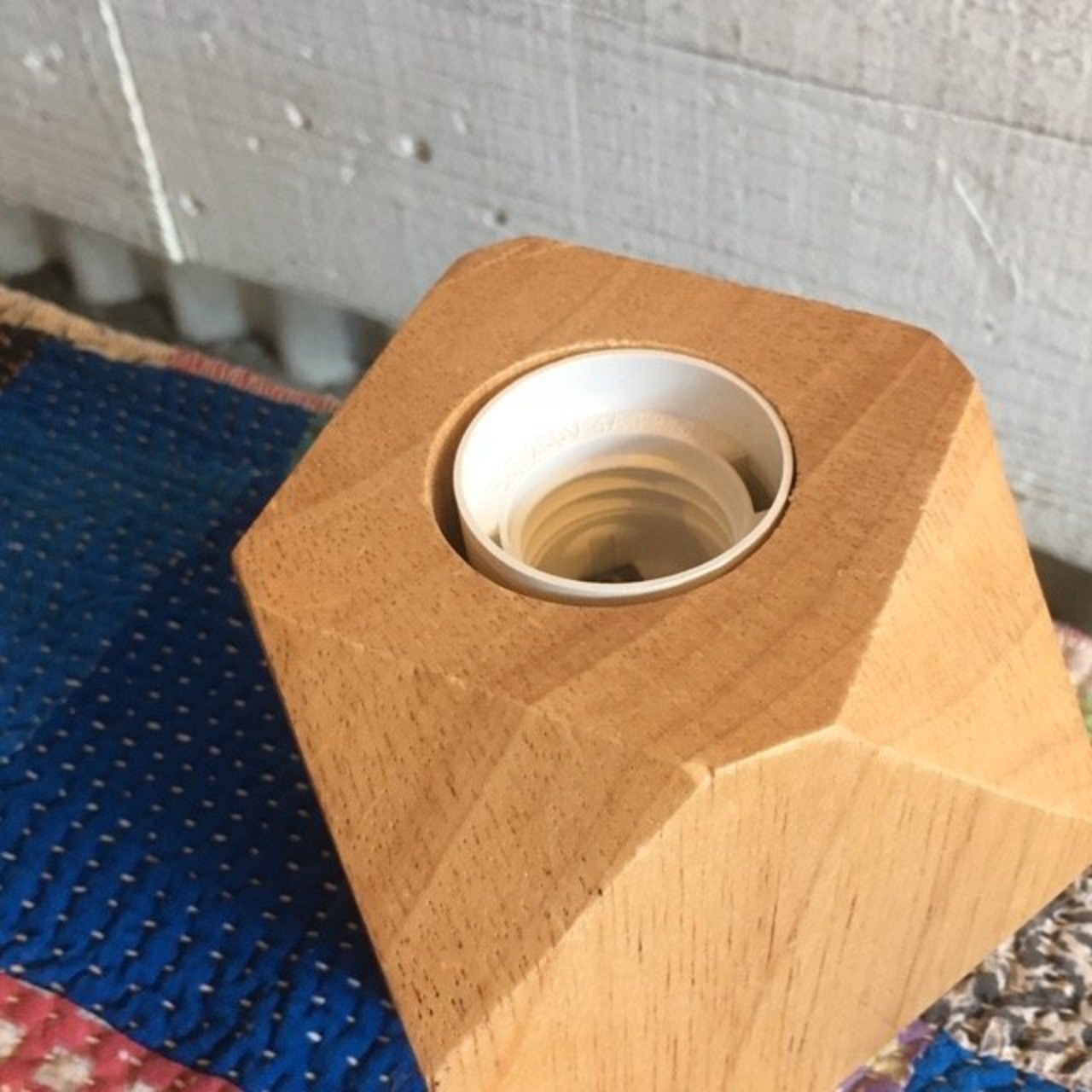 TOPANGA　Lighting　ウッドテーブルランプソケット　タイプA