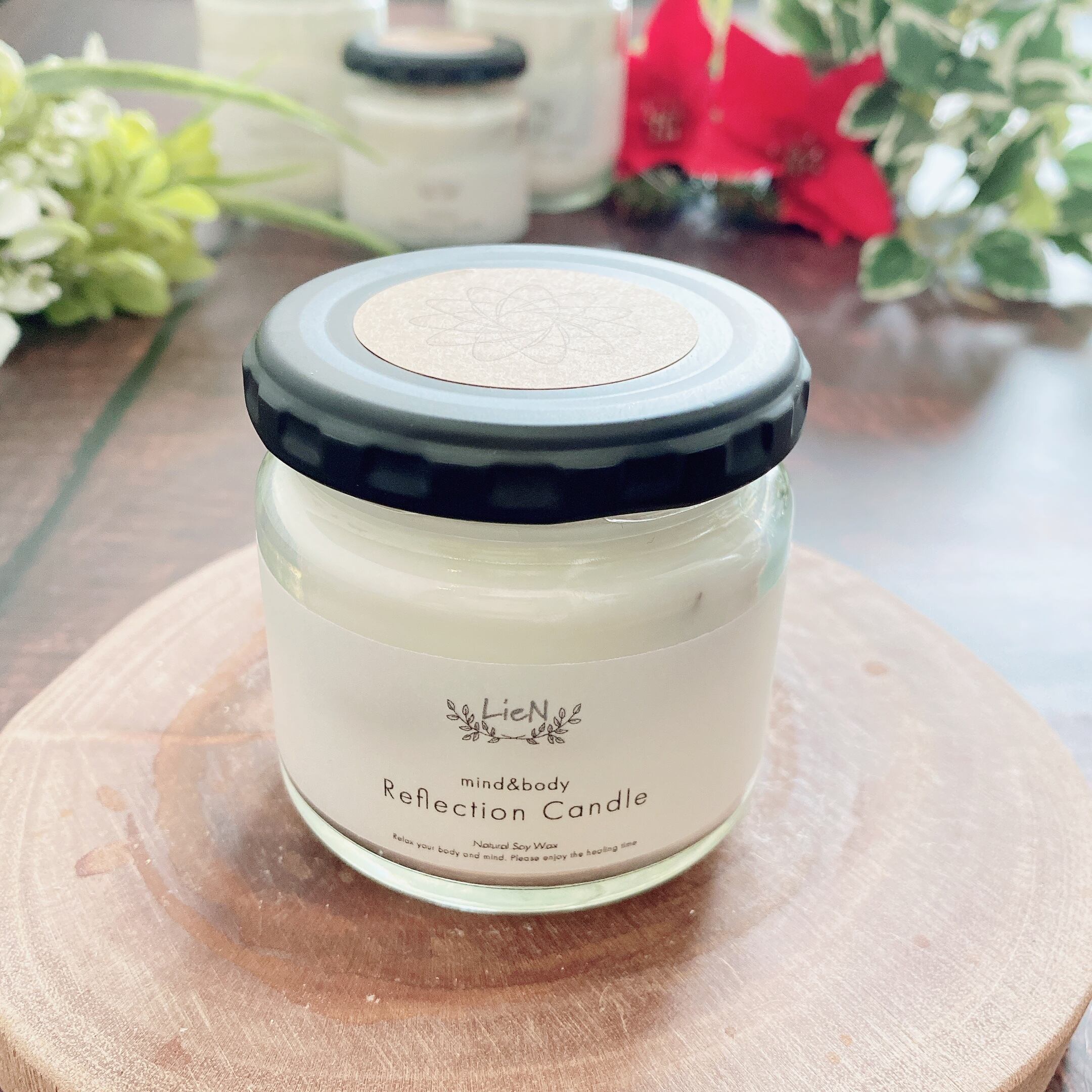 Āina（アイナ）】Sサイズ ソイ キャンドル 木芯 ウッドウィック 浄化