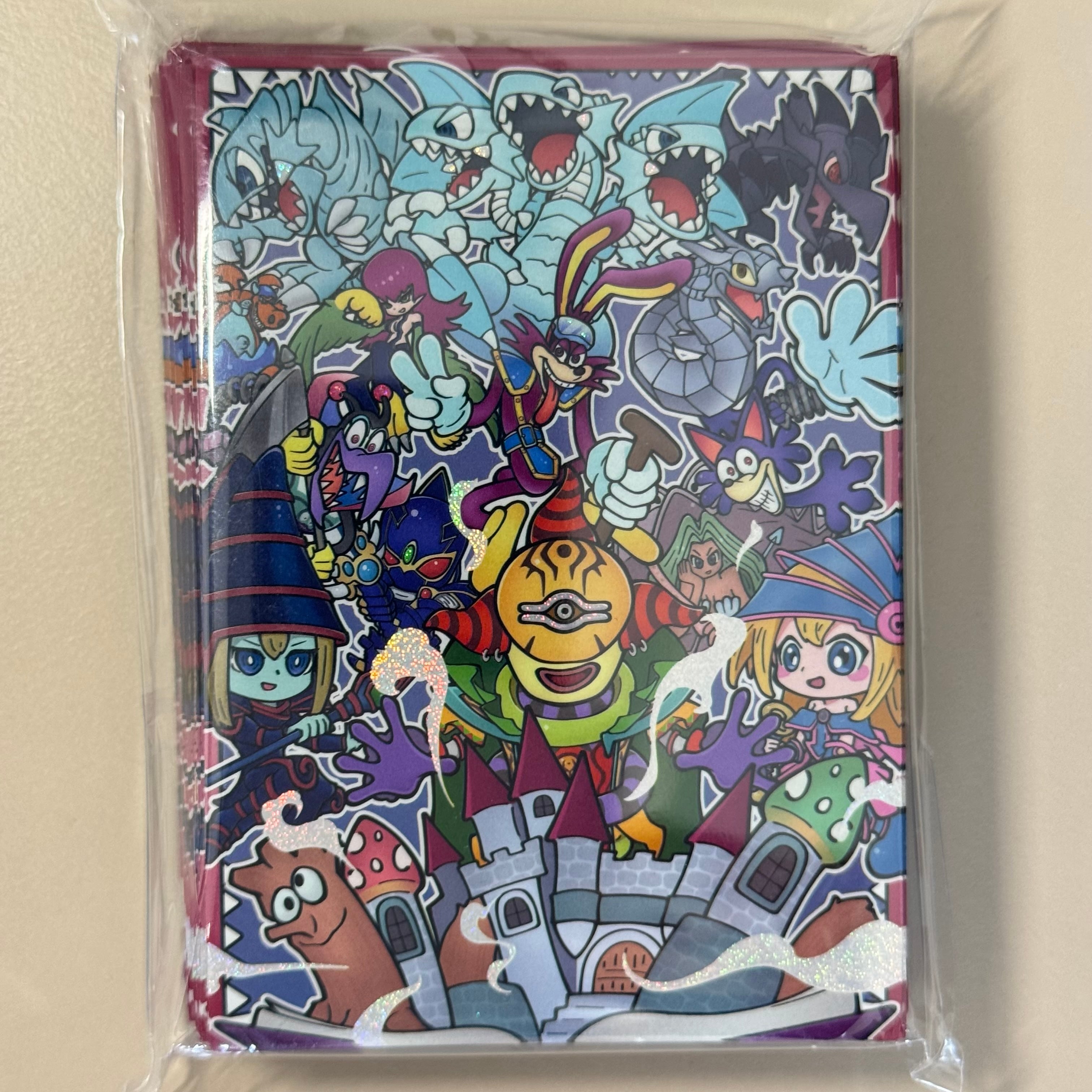 遊戯王　トゥーン　スリーブ　公式　遊戯王公式　遊戯王公式スリーブ　説明欄必読 Ys104b トゥーン・ワールド ブルーアイズ・トゥーン・ドラゴン 60枚