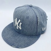 NEW ERA 59FIFTY/5950  Damaged Series ニューヨーク・ヤンキース ウォッシュドデニム