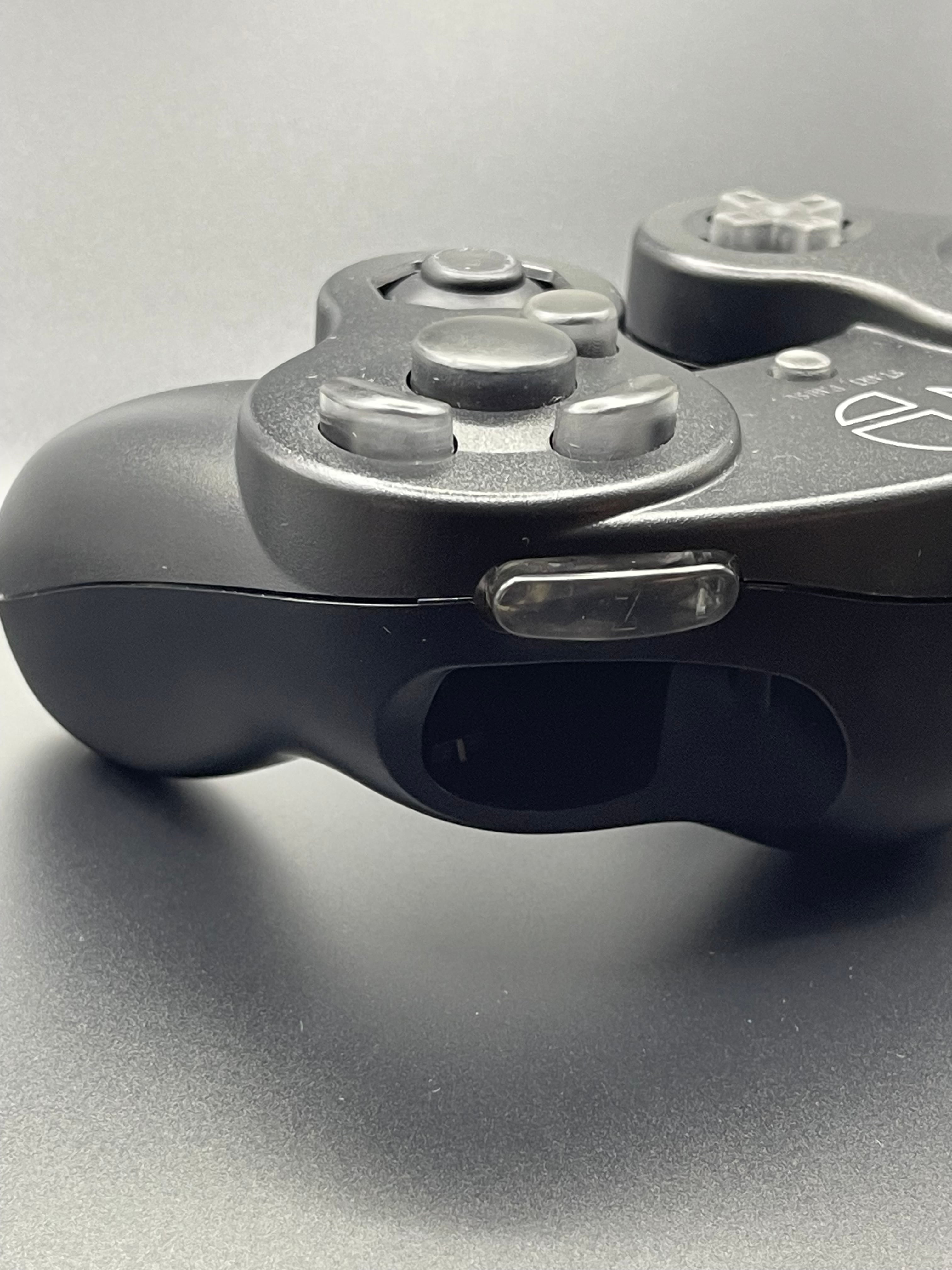 ゲームキューブコントローラー SOPBカスタムボタン（クリアブラック