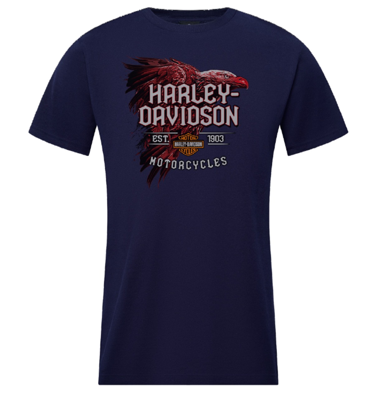 メンズ スモークスクリーンTシャツ《ハーレー福岡オリジナル
