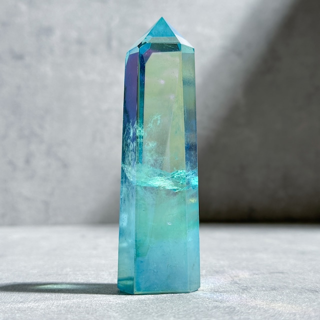 透明感◎アクアオーラクォーツ タワー74✧ Aqua Aura Quartz ✧天然石・鉱物・パワーストーン