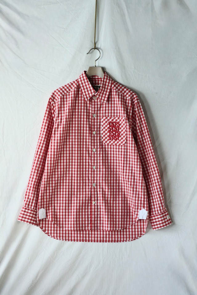 TSTS【TSTS GINGHAM SHIRT  -RED GINGHAM-】