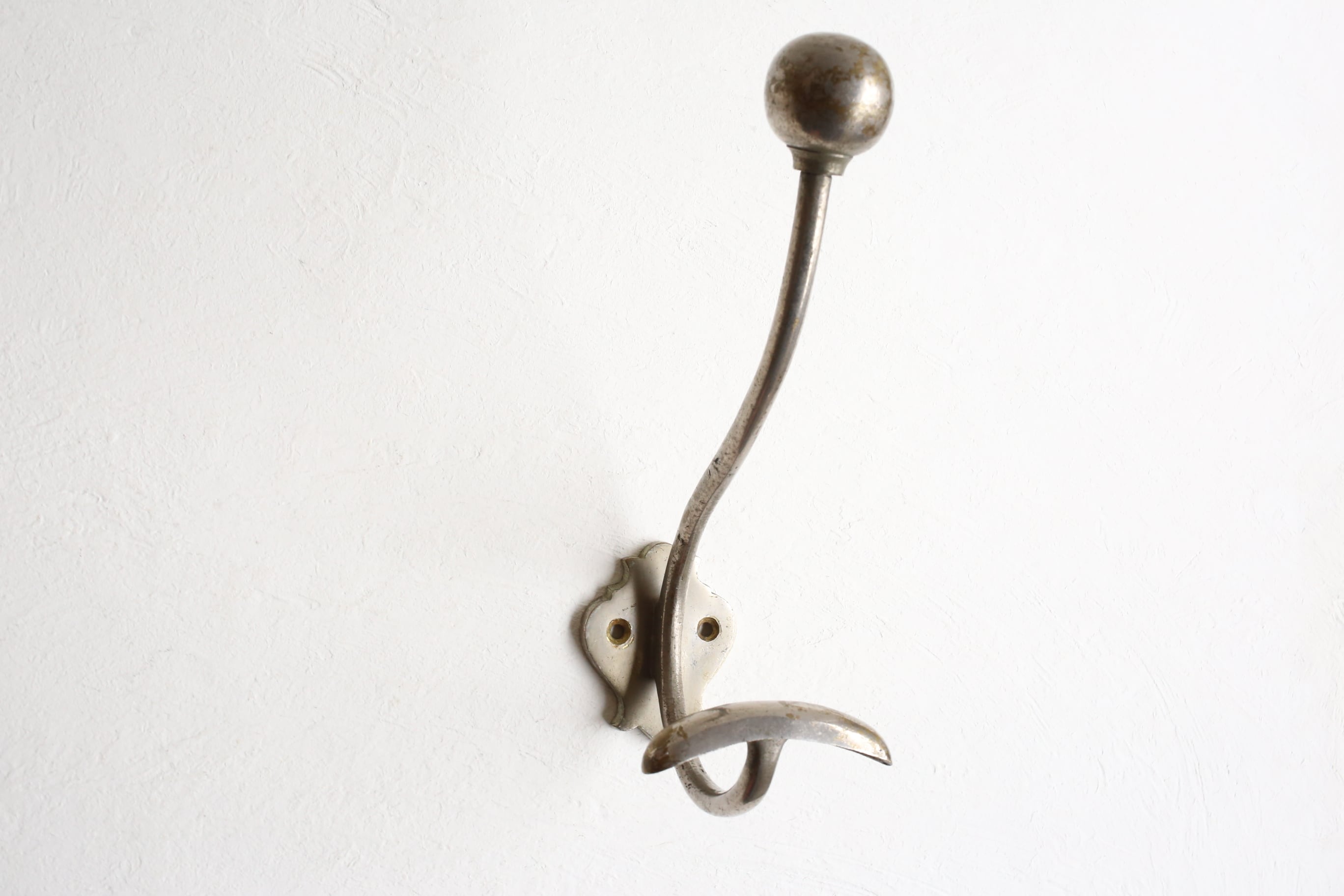 フランス アンティーク ヴィンテージ 壁付けフック コートフック N-00398