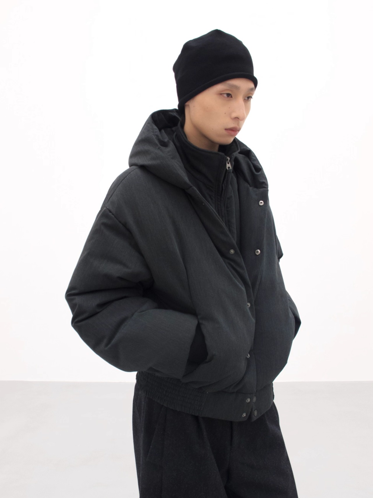 Yausye Padded Drop Shoulder Jacket