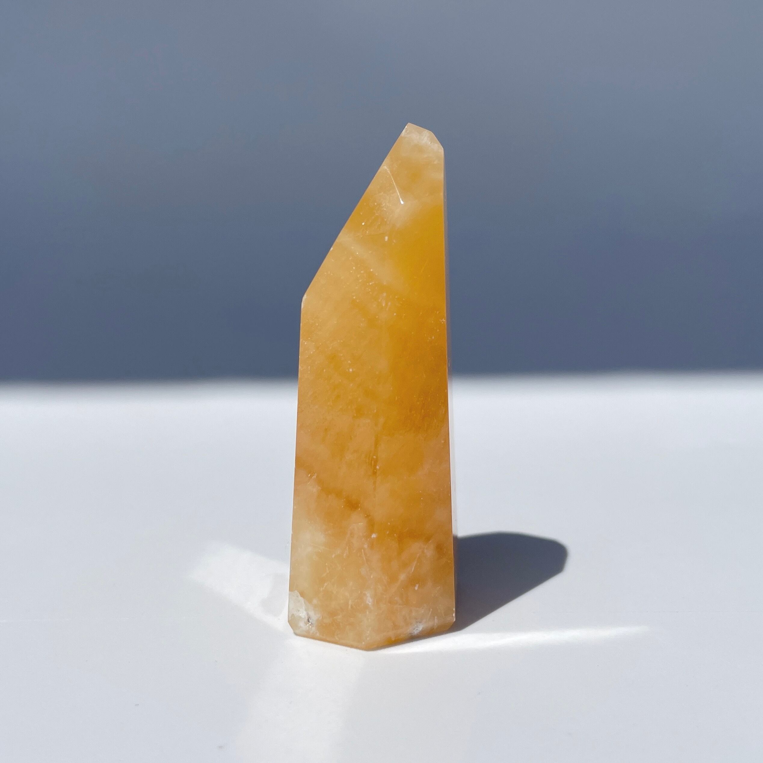オレンジカルサイト タワー型02◇ Orange Calcite ◇天然石・鉱物