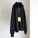 awasa “ スーピマエイジングコットン ハーフジップ スウェット ( Black )”