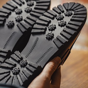 Black Split Leather Loafer / ブラック スプリット レザー シューズ ローファー