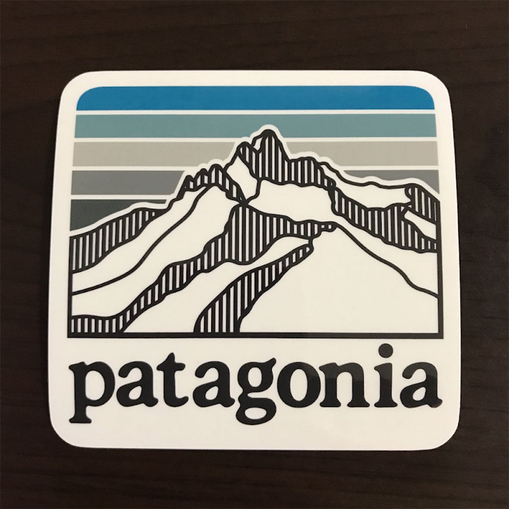 pa-33】patagonia パタゴニア ステッカー LINE LOGO | M&EARTH