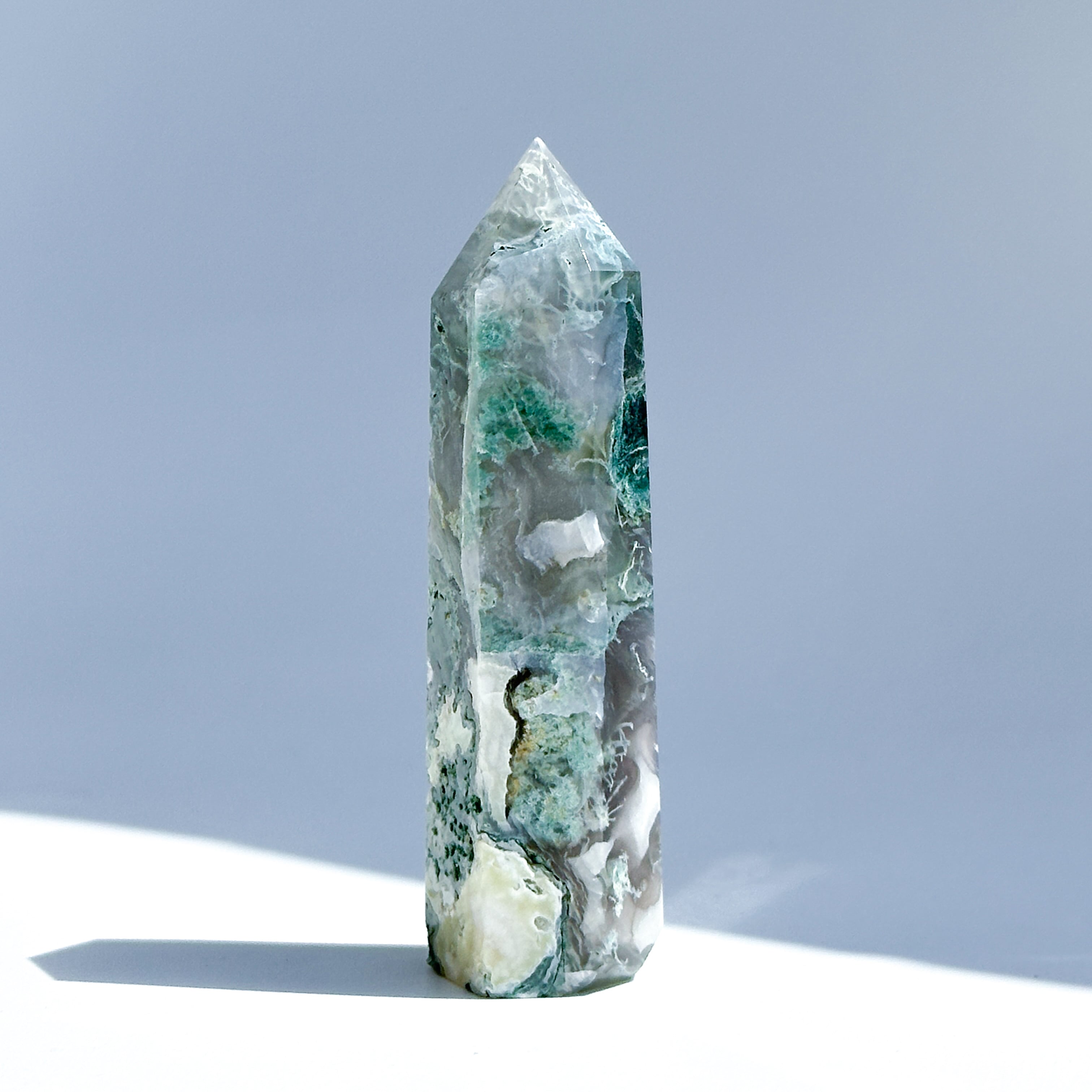 モスアゲート タワー04◇ Moss Agate ◇天然石・鉱物・パワーストーン