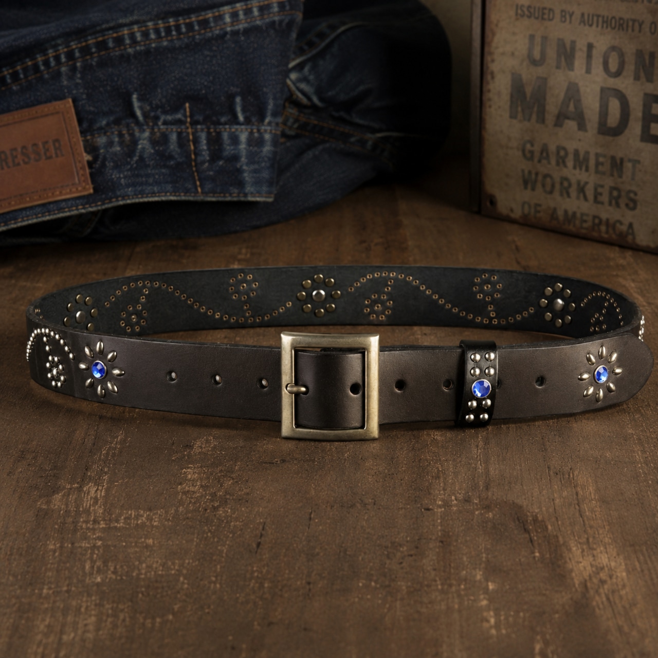 CLASSIC STUDS LEATHER BELT | EXPRESSER OFFICIAL