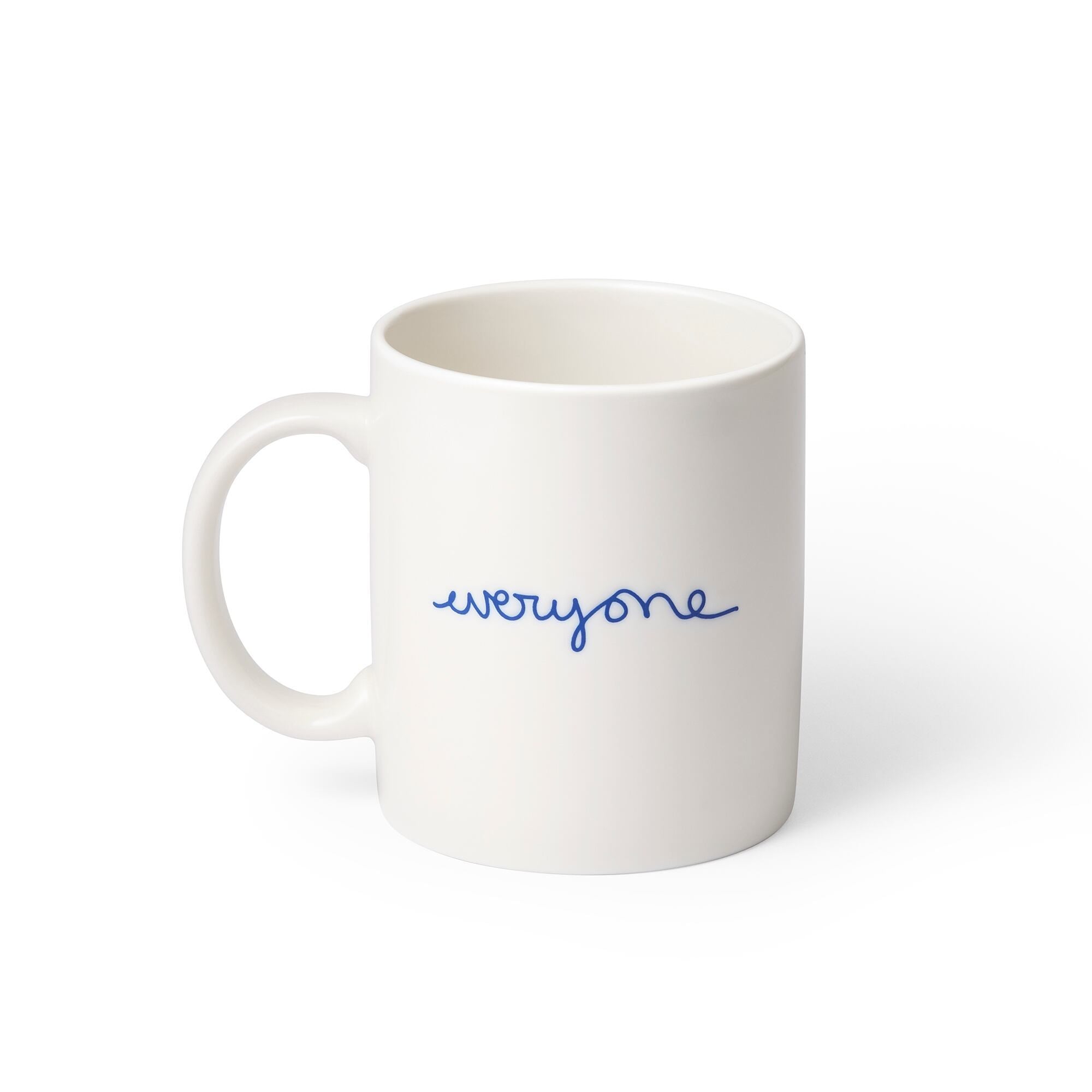 everyone j.30000 rooftop logo mug (WHITE) | everyone