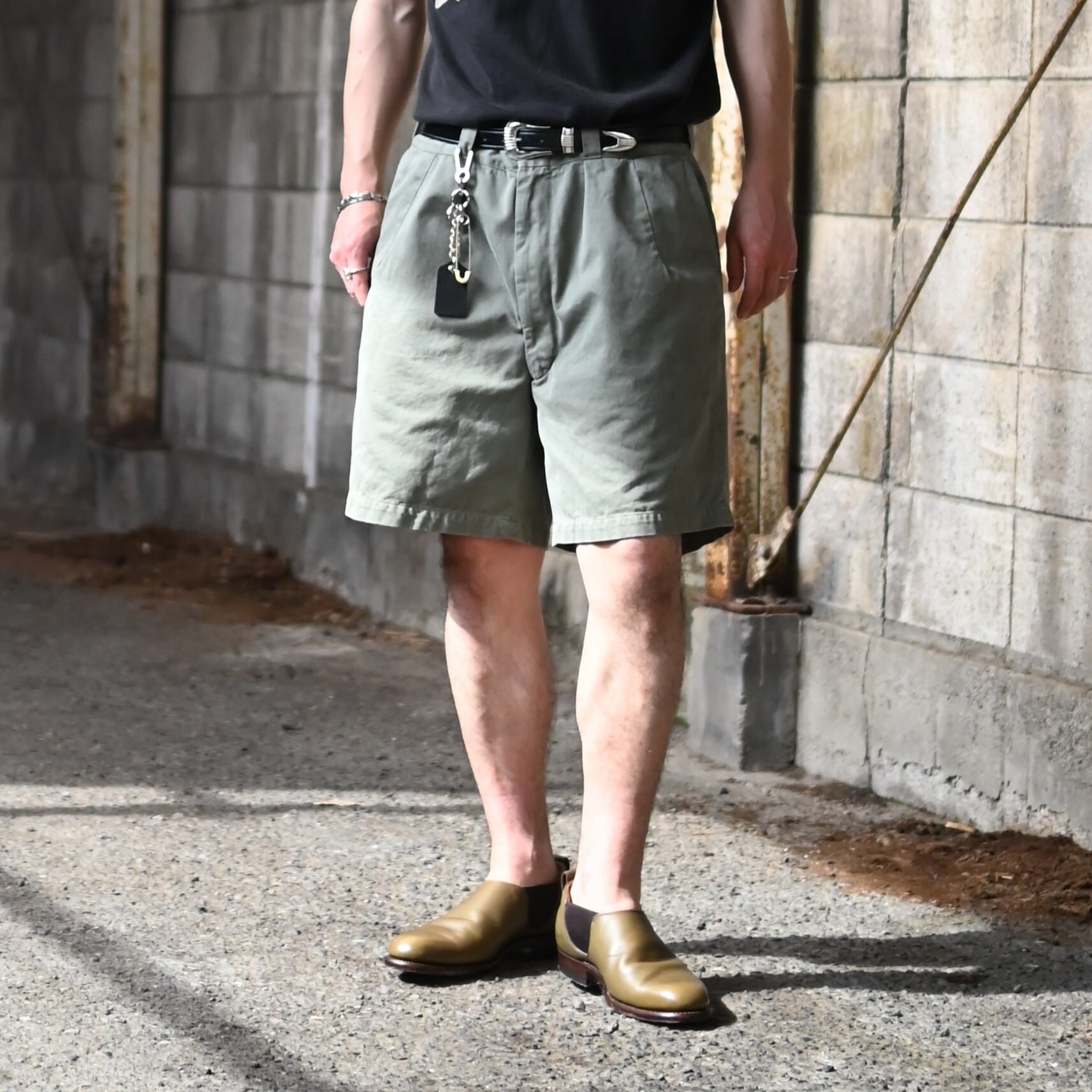 BOWWOW / US ARMY CHINO SHORTS AGED | GANKO