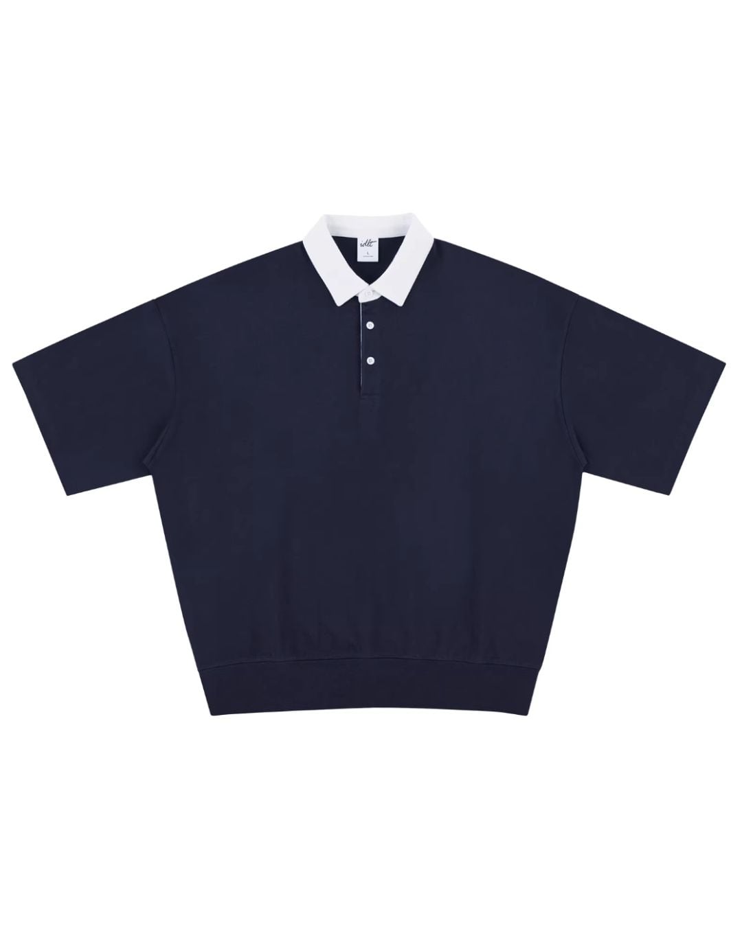 オーバーサイズ半袖ニットポロシャツ S0295