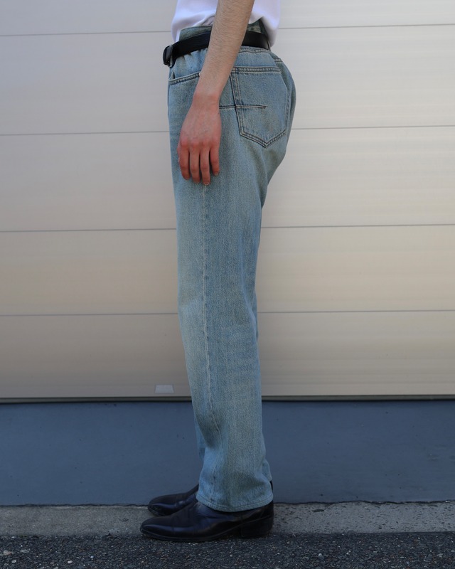 【Dior】washed tapered denim