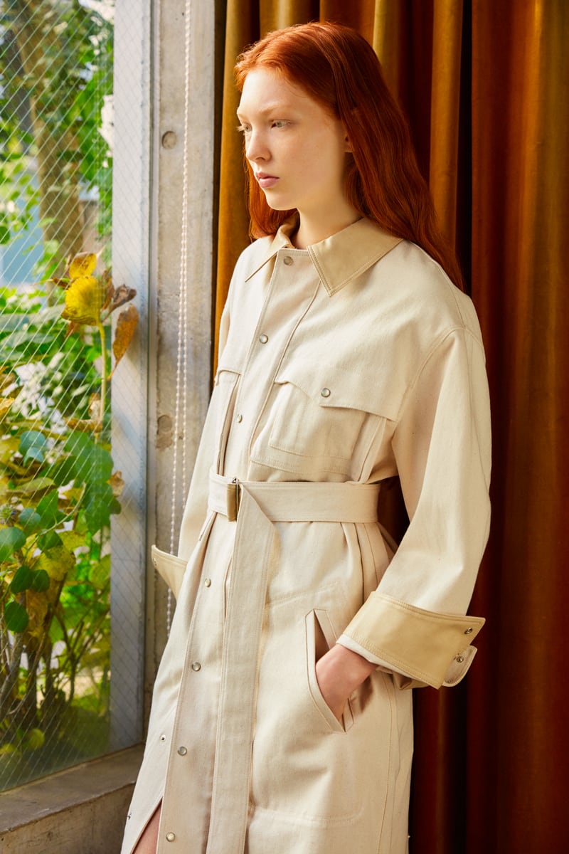 many way long coat -ivory- | paume