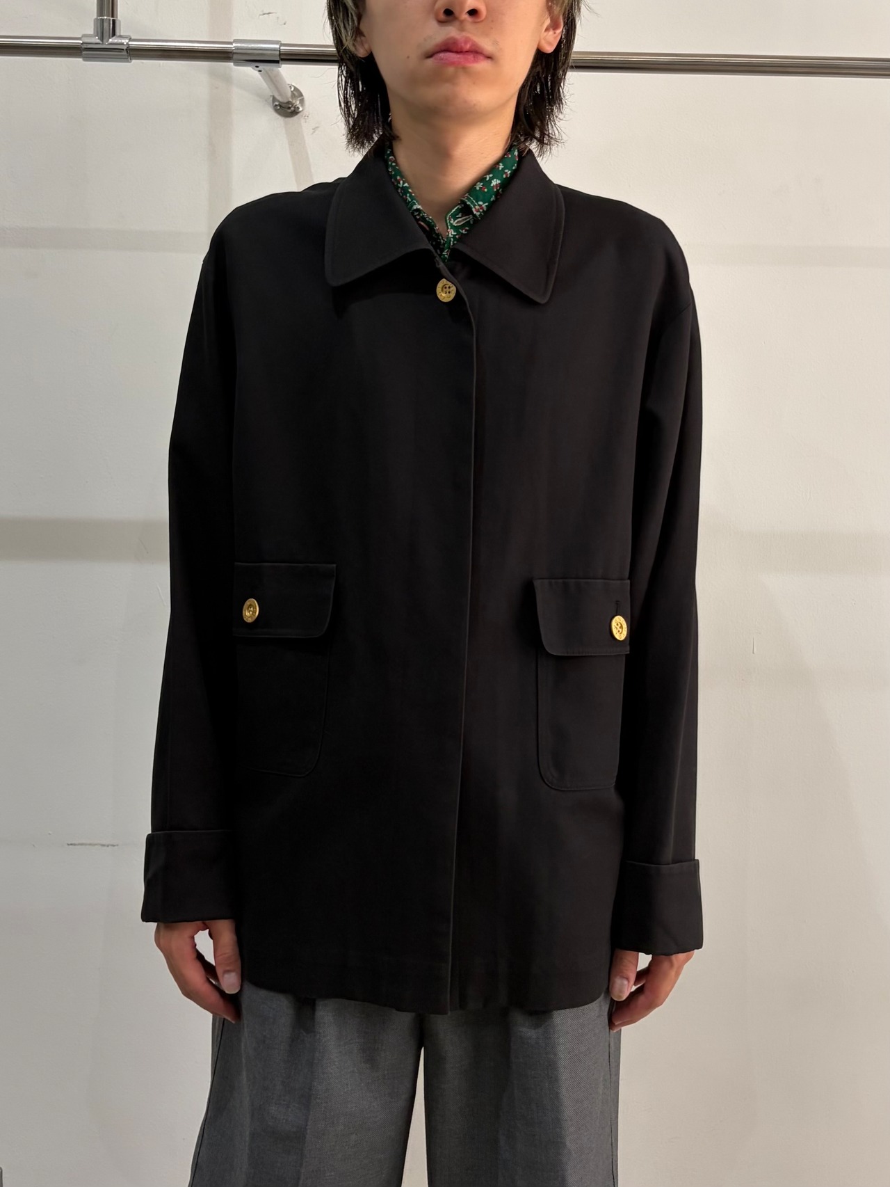 【GIVENCHY】fly front minimal jacket