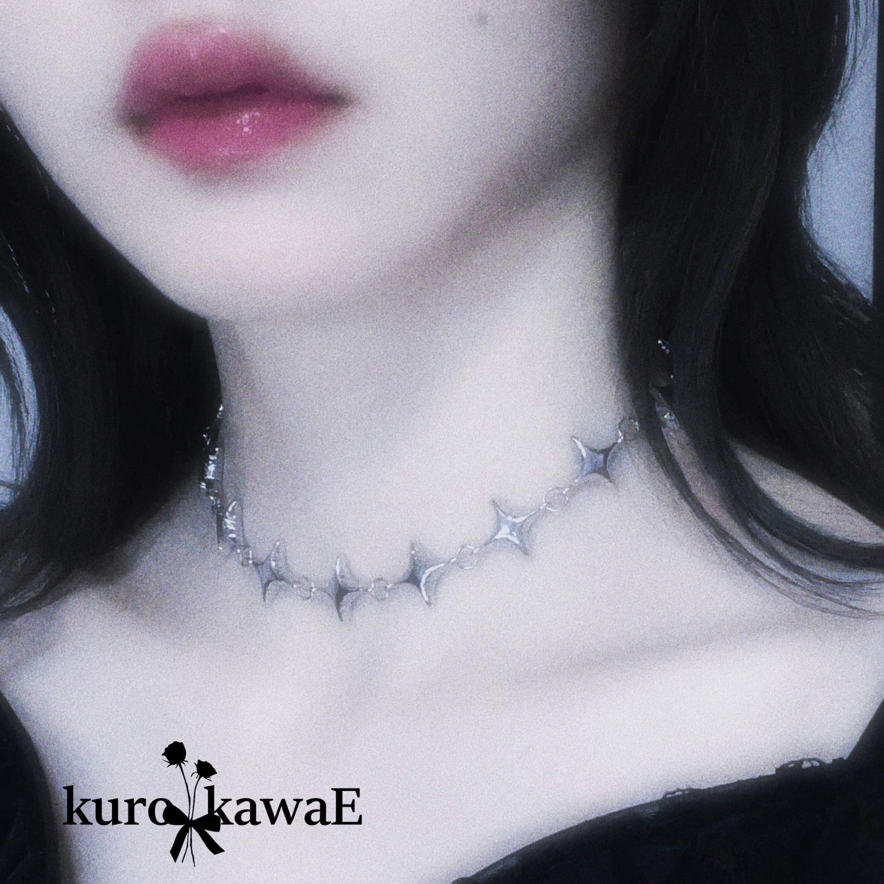 傷跡チョーカー】ゴシック 地雷系 チェーン キラキラ ダーク パンク