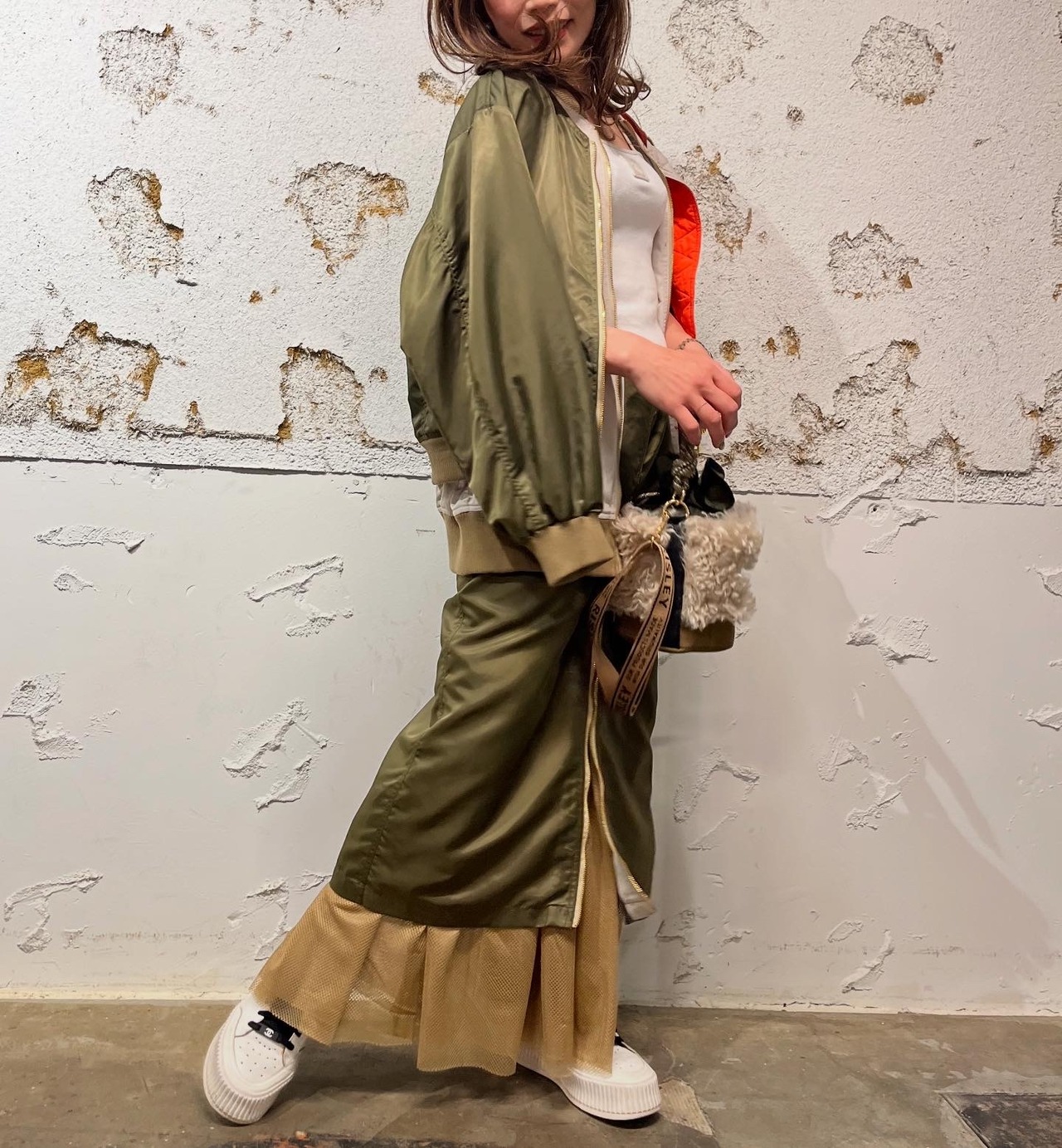 リズレイ　RISLEY risley　肩掛けMA-1