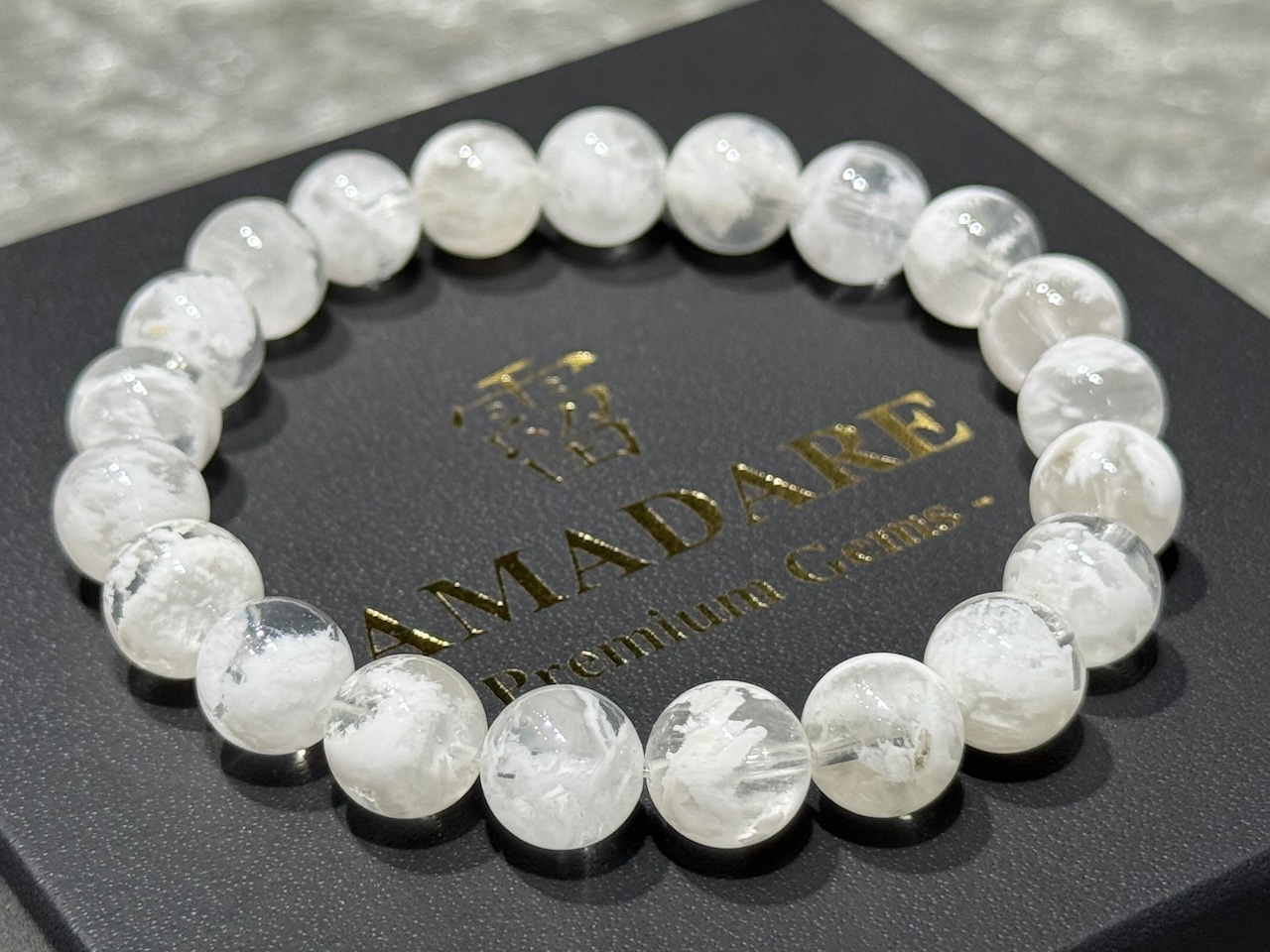 No.1962 スノーフラワーガーデンクォーツブレスレット