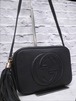 【廃盤モデル】GUCCI SOHO DISCO グッチ ソーホー ディスコ スモール ショルダー バッグ インターロッキングG レザー タッセル 黒 308364