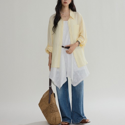 Open-Collar  Shirt  T4444