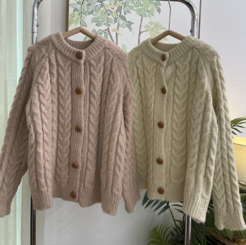 【outer】ジャカードニットカーデ M19639