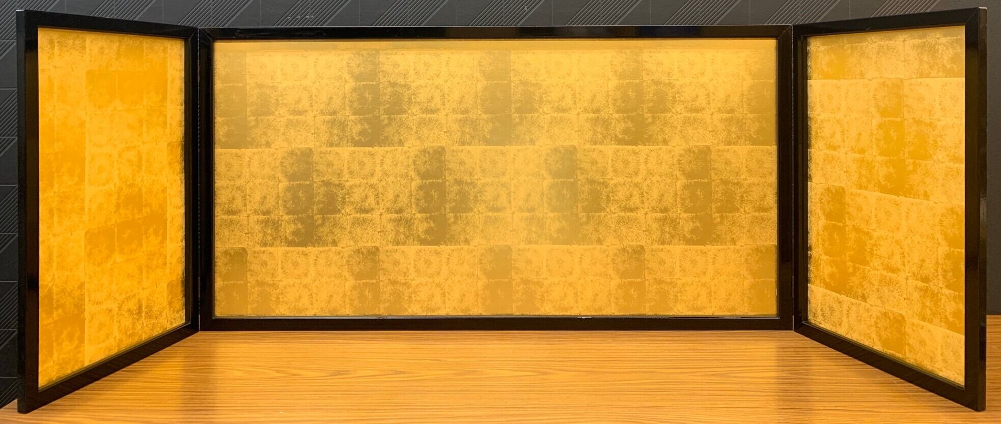 18号　三曲金箔　市松柄　屏風　雛人形 18号 三曲金箔 市松柄 屏風 雛人形 三曲金箔 市松柄 屏風 18