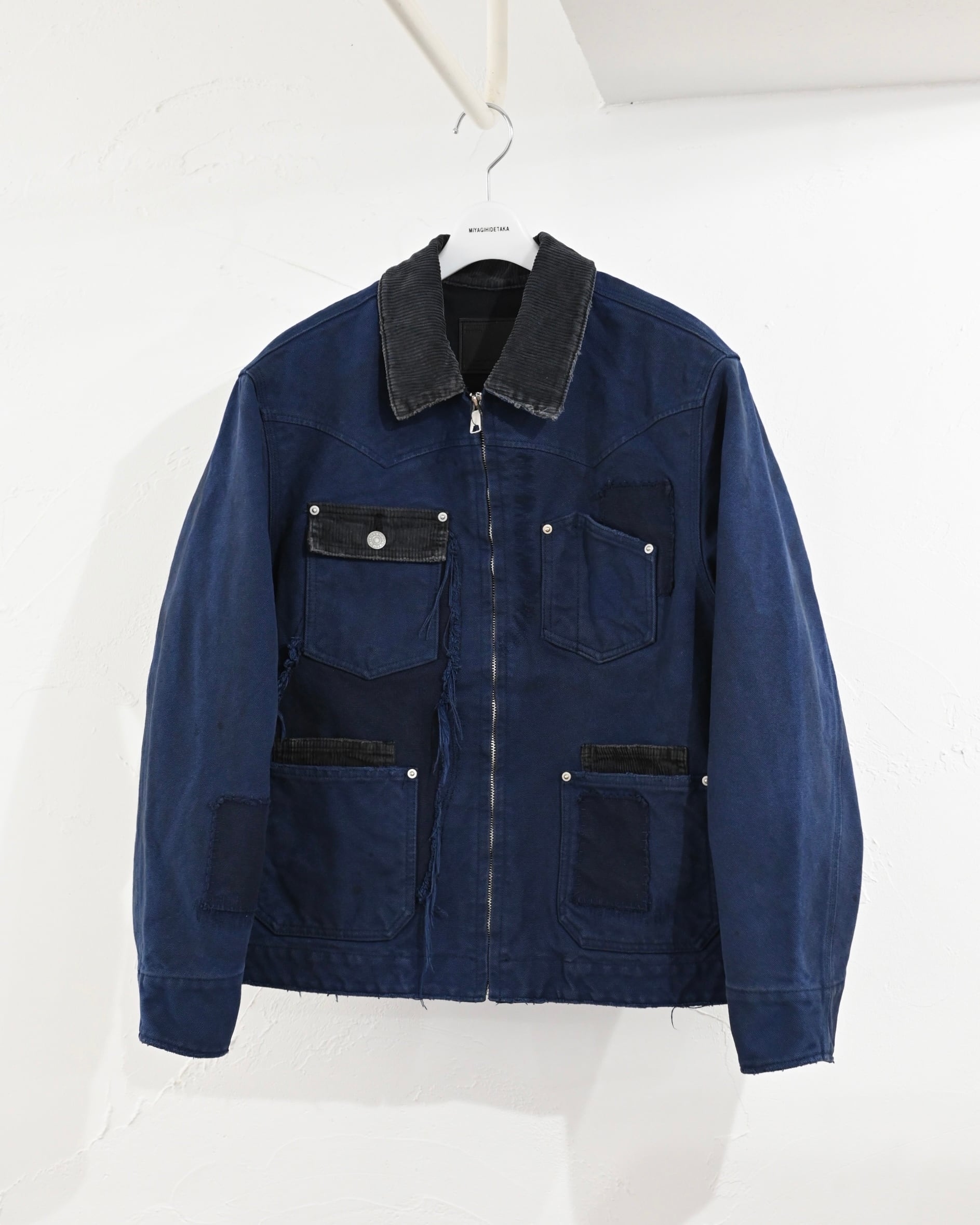 Repair Work Jacket c/# BLACK | MIYAGIHIDETAKA