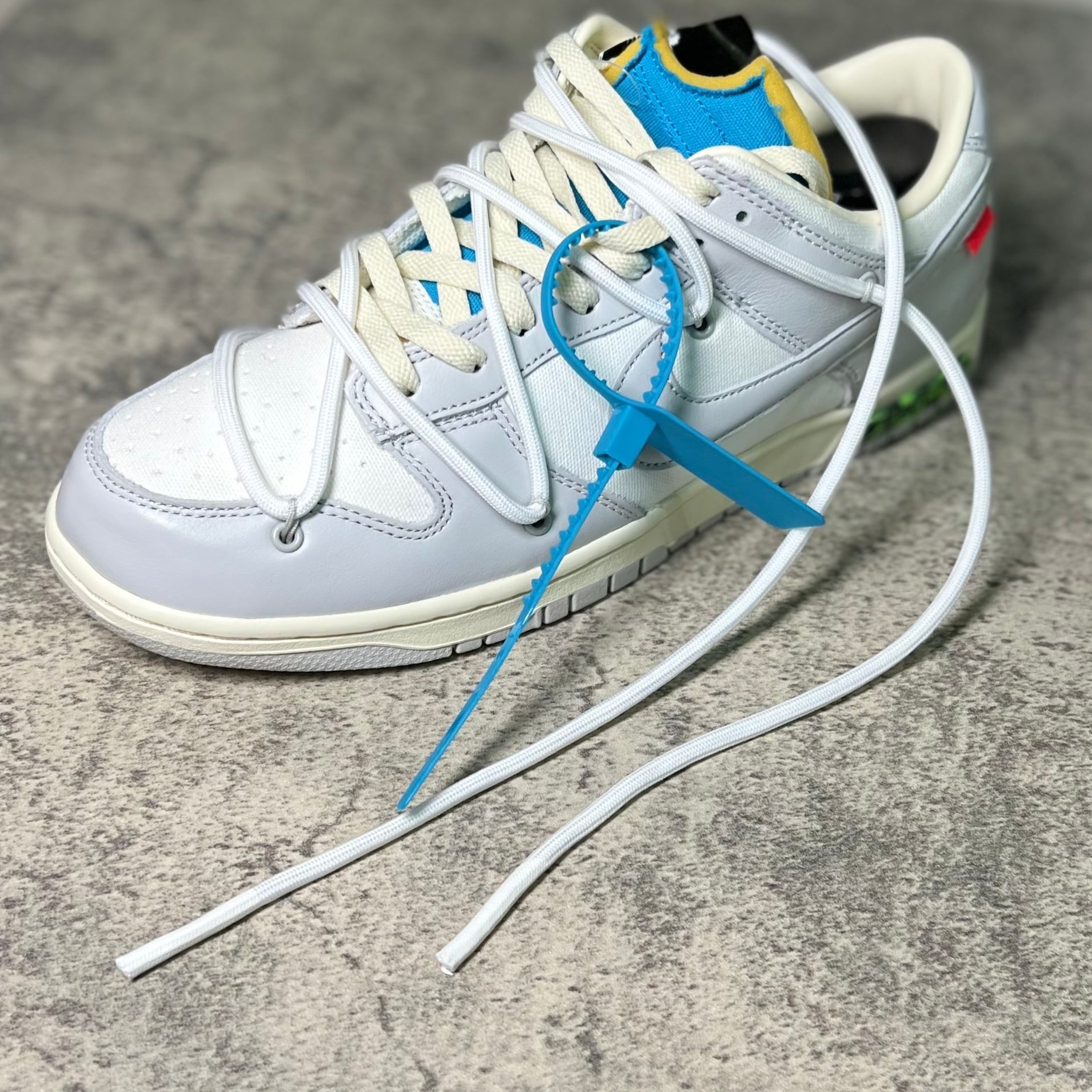 NODC® OVER SHOELACES Off-White × Nike Dunk Low The 50 Collection ...