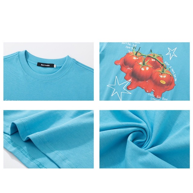 スプラッシュトマトグラフィックTシャツ   R00342
