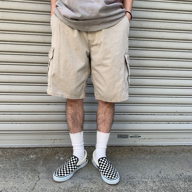 00s Levi'sシルバータブ ワイドカーゴショーツパンツ ハーフパンツW34