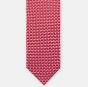 3-fold silk T Iconica Red Sky Blue