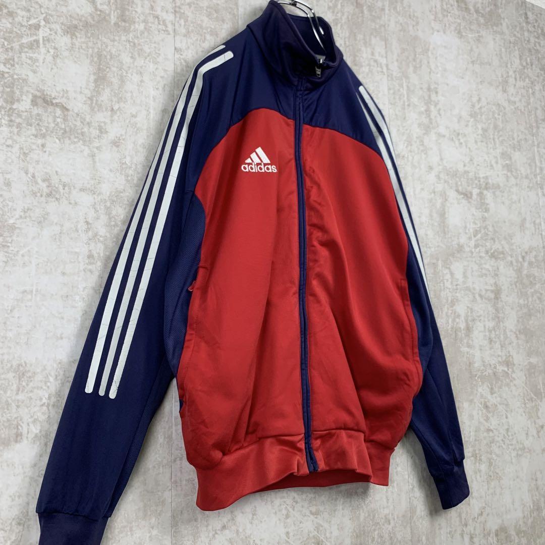 adidas アディダス　80s 90s トラックジャケット レッド ホワイト