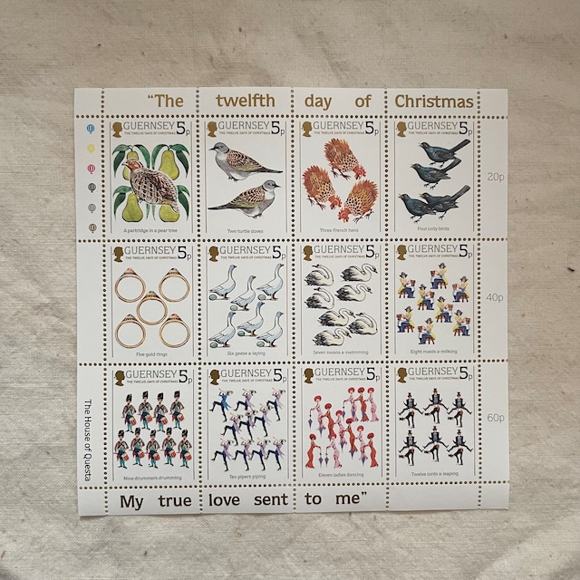 12の切手