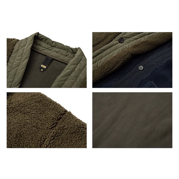 ★V-NECK CARDIGAN POLAR FLEECE COAT　　　A0508