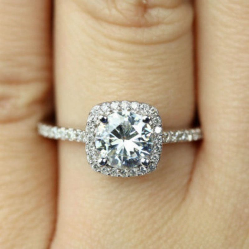 WERGARSTI ビッグキュービックジルコニア八角形リング 結婚指輪 WERGARSTI ビッグキュービックジルコニア八角形リング 結婚指輪