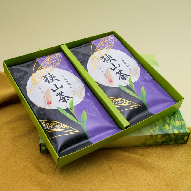 深蒸煎茶・紫｜贈答用2本セット