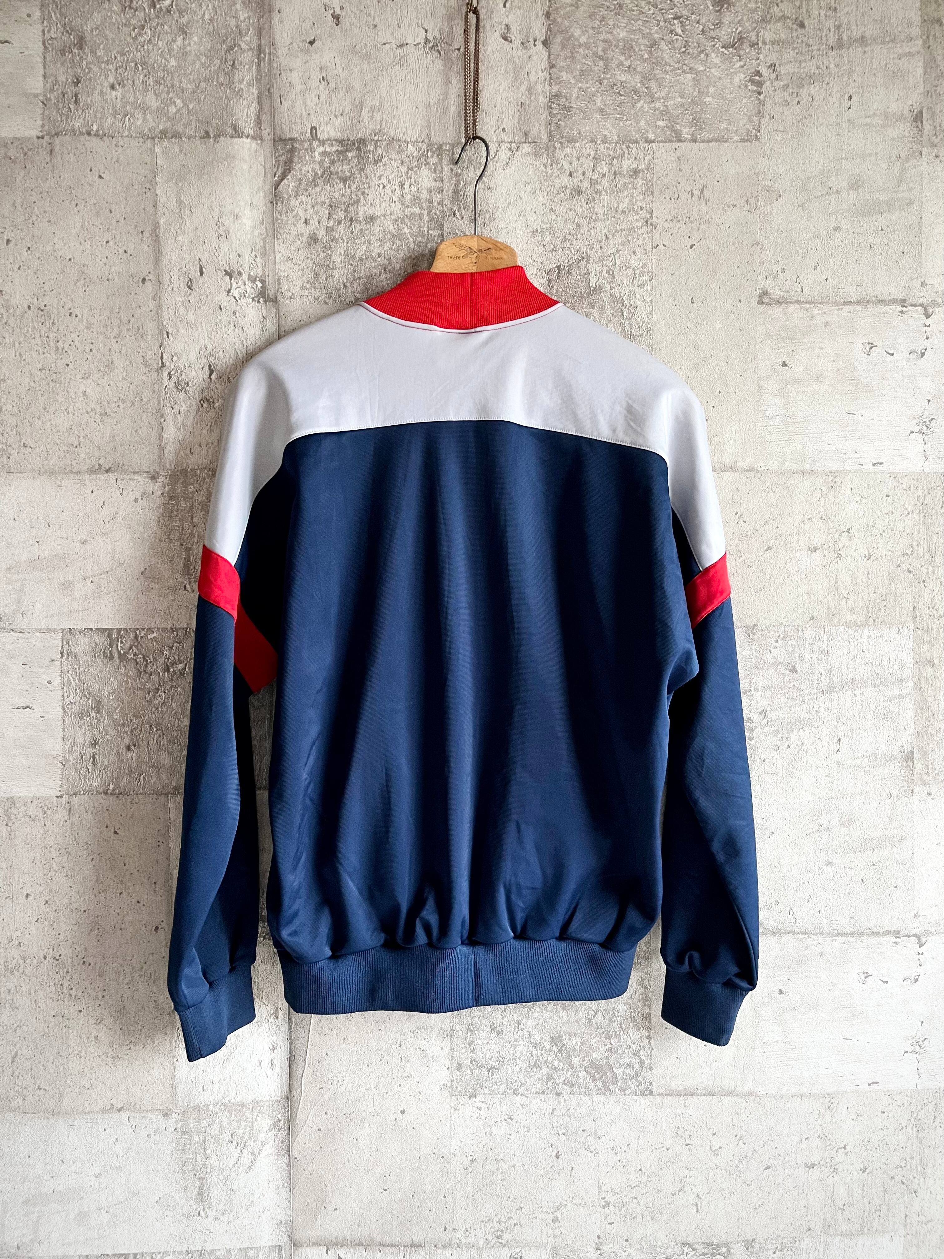80s USA製 ADIDAS TRUCK JACKET TRICOLORE OLD VINTAGE アメリカ製