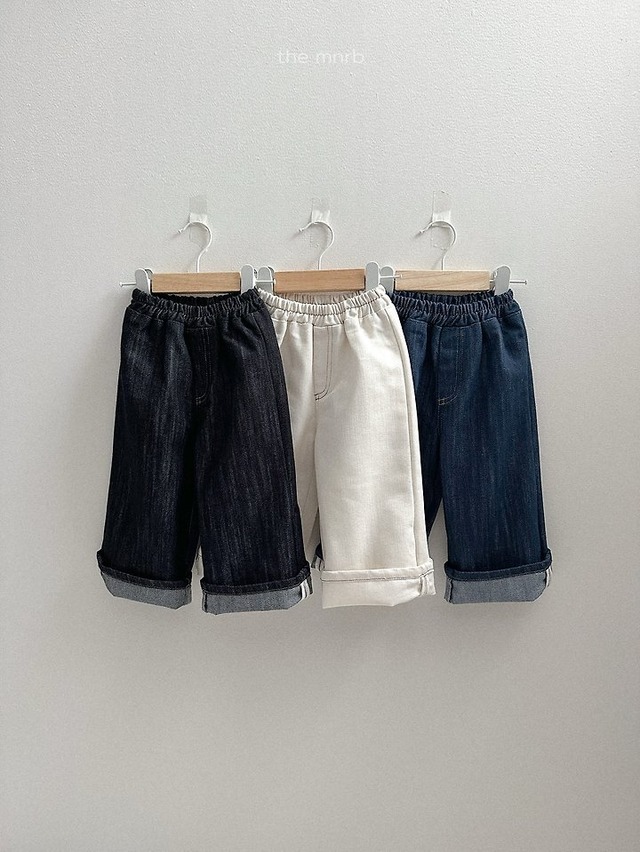 【予約】Non-Fade Denim Pants / minirobe