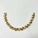 Vintage Joan Rivers Gold Tone Metal Link Bracelet With Bijoux