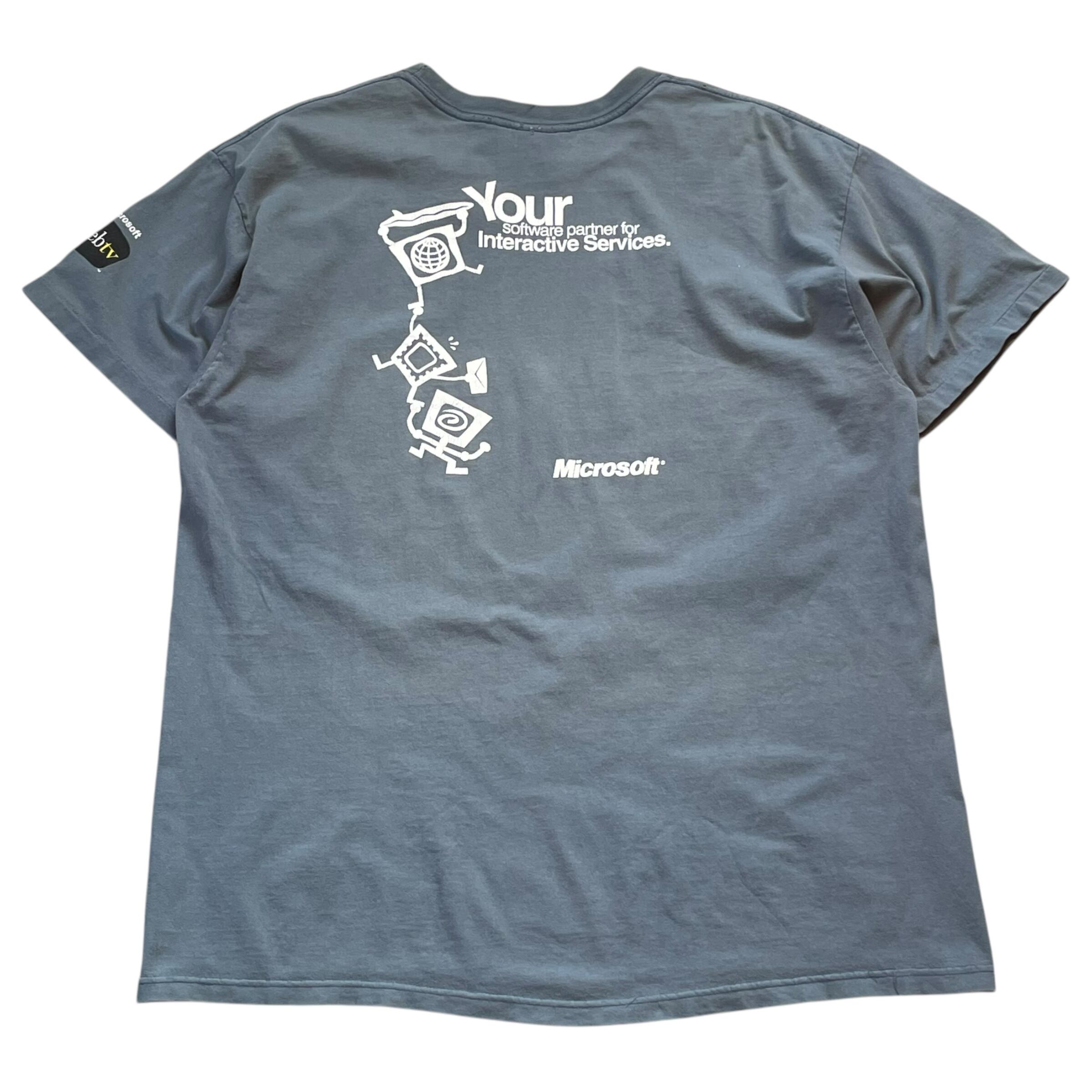 90~00s Microsoft T-shirt