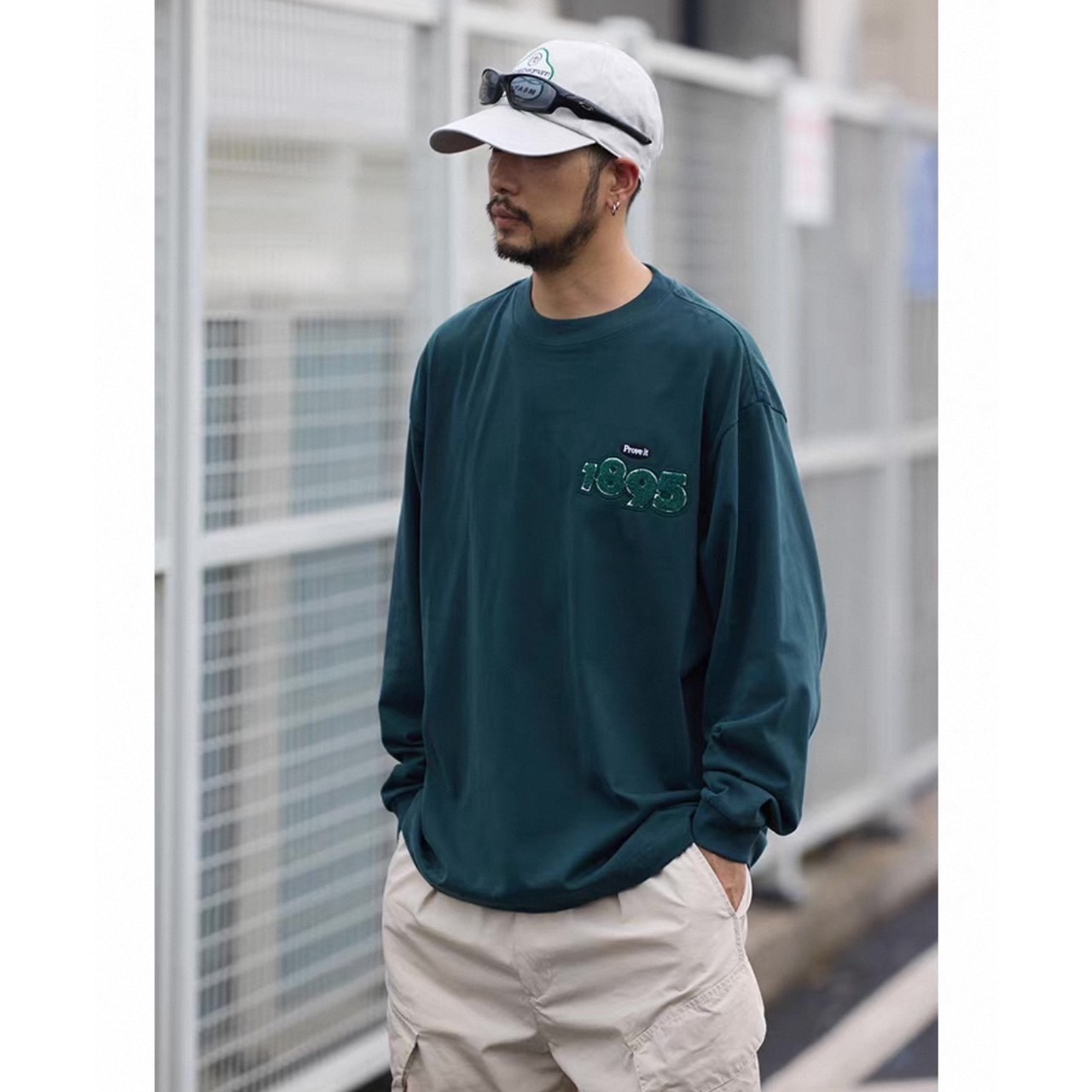 Embroidered logo t-shirt 1049 - 8