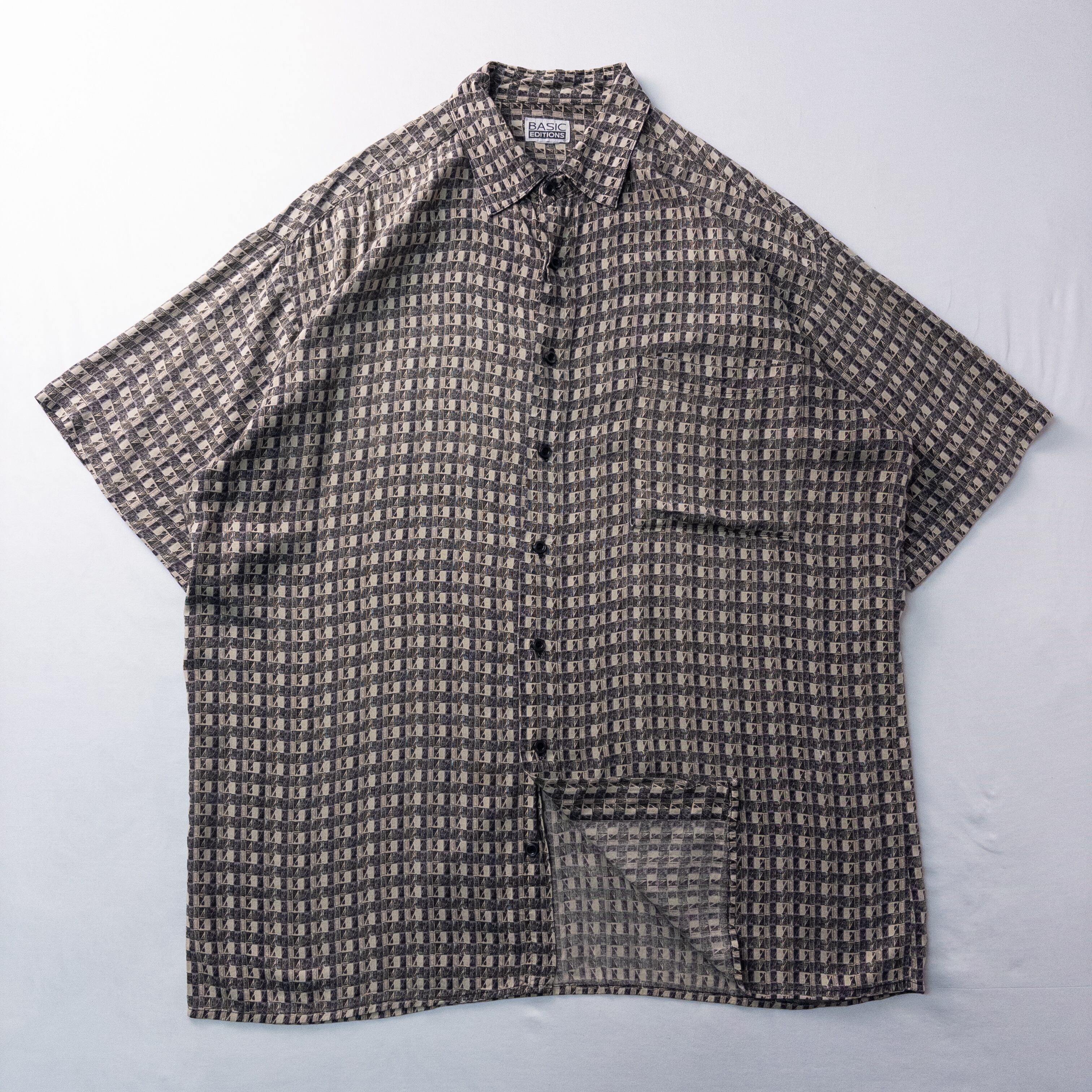 80年代 90年代 vintage Aquascutum アクアスキュータム 総柄 ロング