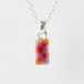 CHECK grape & red - necklace -