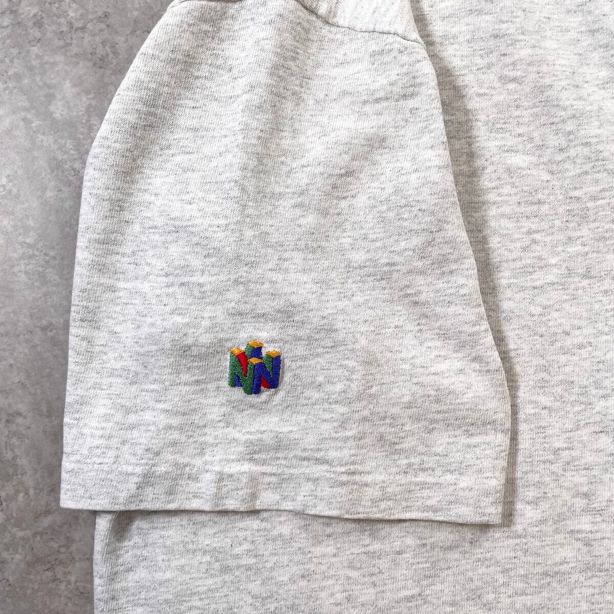 90年代 USA製 NINTENDO 64 ニンテンドー ゲームロゴ刺繍 ヘンリー
