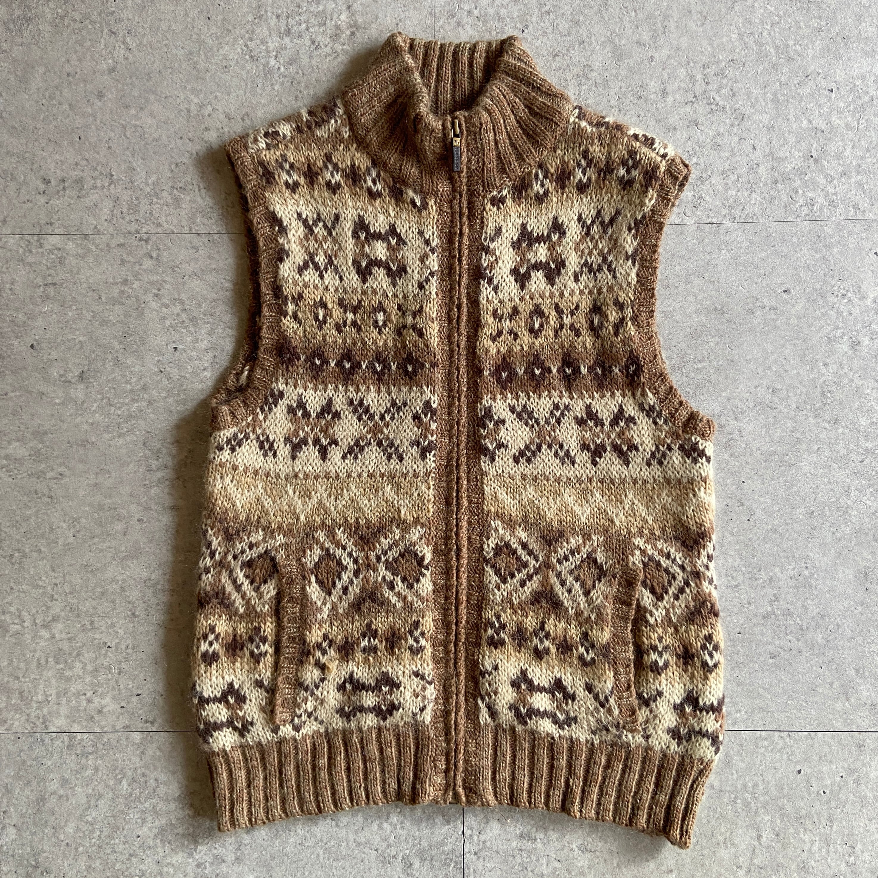 Lauren Jeans Company Wool Mohair Vest L G129